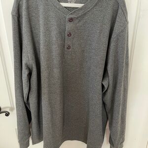L.L. BEAN  XL REG GRAY SWEATER